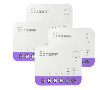 Inteligentny sterownik Sonoff Smart mini przełącznik do rolet WiFi MINI-RBS (4 szt.)